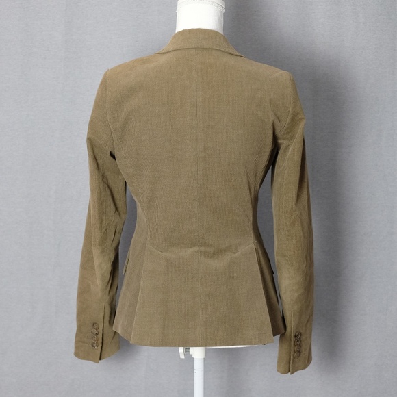 Zara Moss Fitted Corduroy Blazer / Jacket - Picture 4 of 8